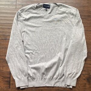 Bonobos Light Gray Crewneck Sweater for Men